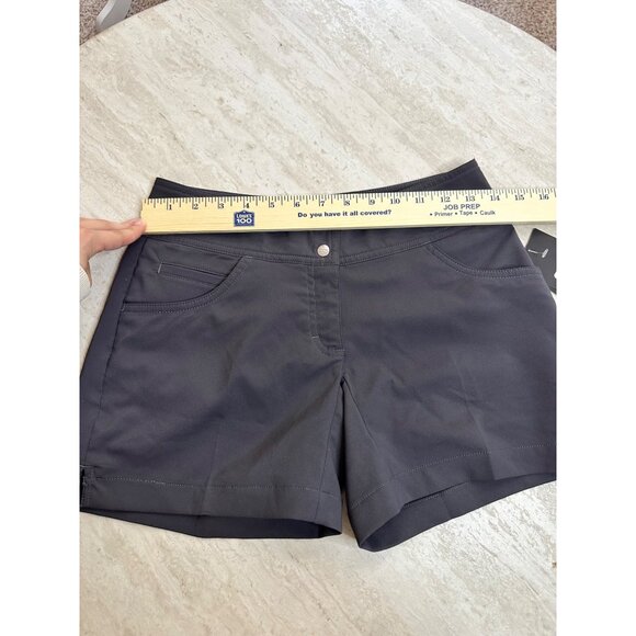 New Slazenger Womens Size 0 Core Hydro-Dry Gray Athletic Shorts Pockets Preppy - Picture 11 of 12